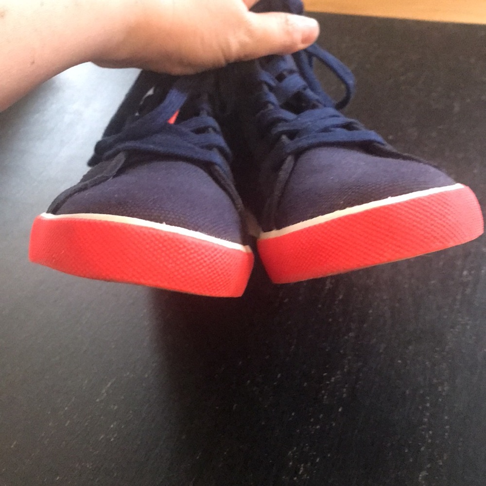 MiniBoden Canvas High Top Sneakers - Picture 14 of 15